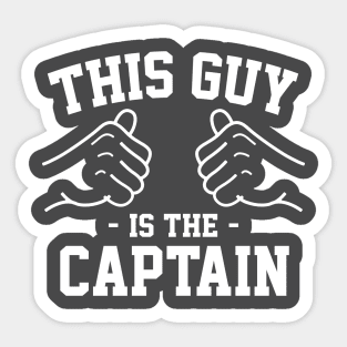 This guy is the captain Sticker